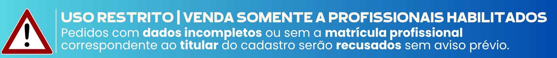 Uso restrito