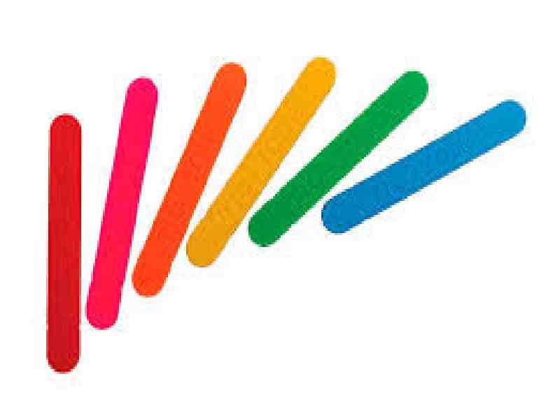 ABAIXADOR DE LINGUA COLORIDO INFANTIL TIC-TONG COM SABOR C/10 - AGAPLASTIC