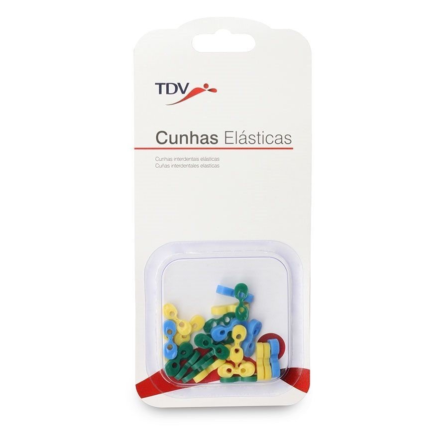 Cunha Elástica Colorida Sortida C/25 Unidades - TDV