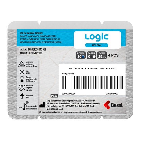 Lima Rotatoria Logic Blister C/4un 30.01 25mm - Easy