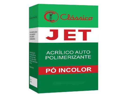 Resina Acrílica Autopolimerizável Jet Pó 440gr Incolor - Clássico