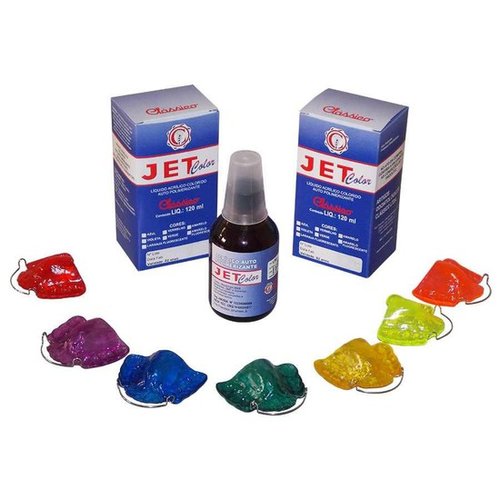Resina Acrílica Autopolimerizante Jet Color VERDE 120ml - Clássico