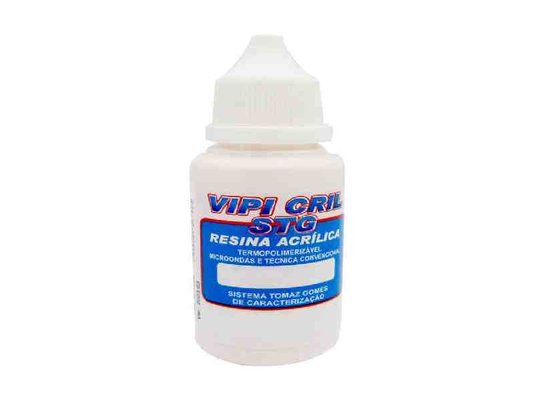 Resina Acrílica Gengiva Termopolimerizável STG Pó Rosa Roxo 80g - Vipi