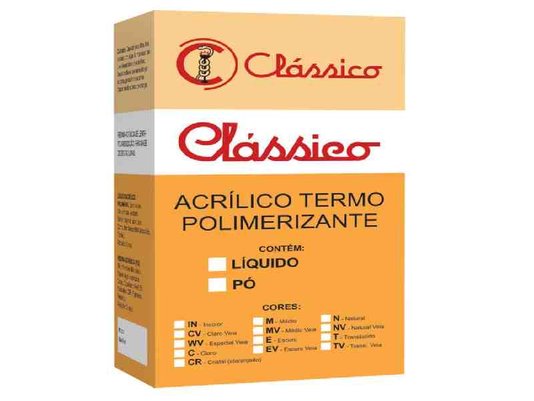 Resina Acrílica Termopolimerizável 500ml - Clássico