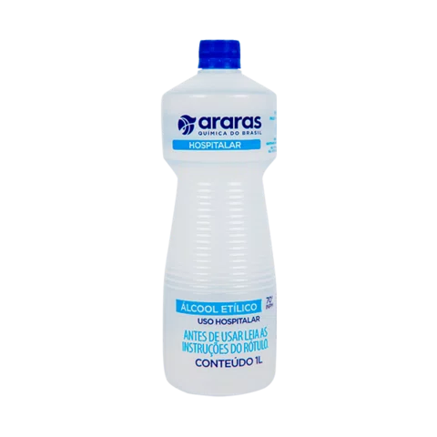 ALCOOL 92,8% 1 LITRO - ARARAS