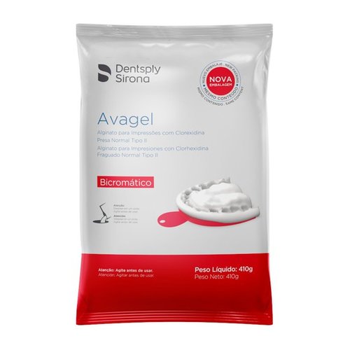 Alginato Avagel Tipo II 410gr  - Dentsply Sirona