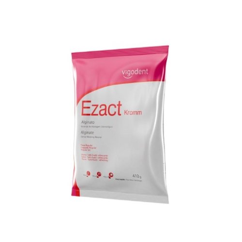 Alginato Ezact Kromm 410g - Vigodent