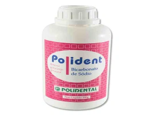 BICARBONATO DE SODIO 500G NATURAL POLIDENT - POLIDENTAL