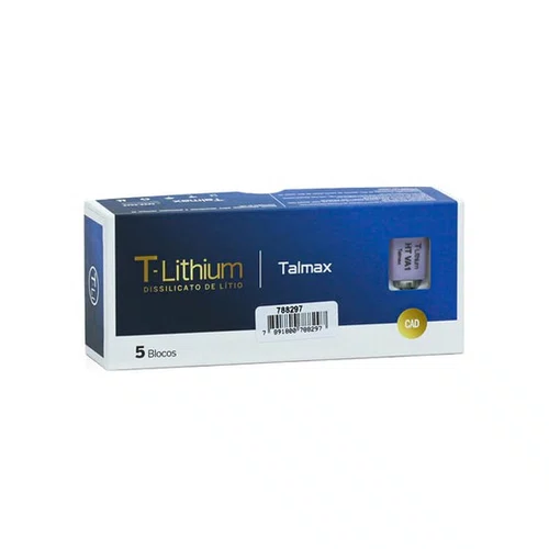 Bloco CAD/CAM de Dissilicato T-Lithium HT VA2 - Talmax
