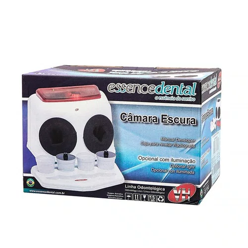 Câmara Escura Para Revelação Gold Line Com Iluminação - Essence Dental