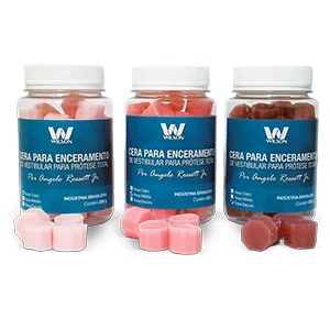 CERA PARA ESCULTURA DE VESTIBULAR ROSA ESCURO WILSON - POLIDENTAL