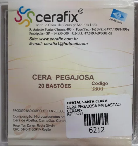 CERA PEGAJOSA C/ 20 BASTOES - CERAFIX