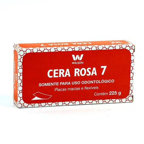 Cera Rosa 7 com 18 Lâminas Wilson - Polidental