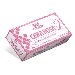 Cera Rosa com 18 Lâminas Wilson - Polidental