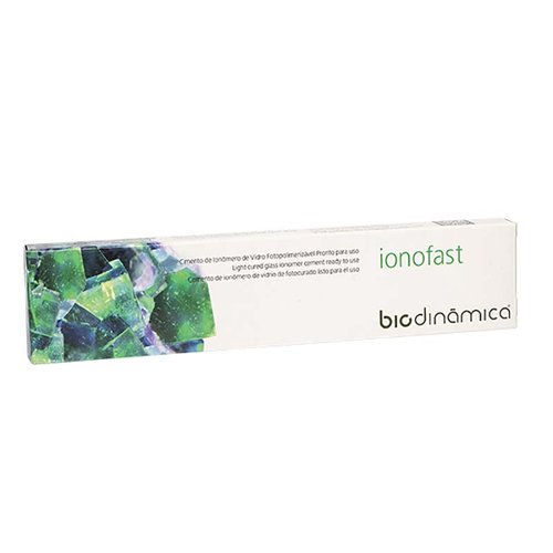 Cimento Compósito de Ionômero de Vidro Forrador Ionofast Verde 2,5g - Biodinâmica