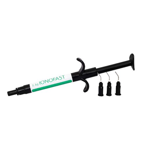 Cimento Compósito de Ionômero de Vidro Forrador Ionofast Verde 2,5g - Biodinâmica