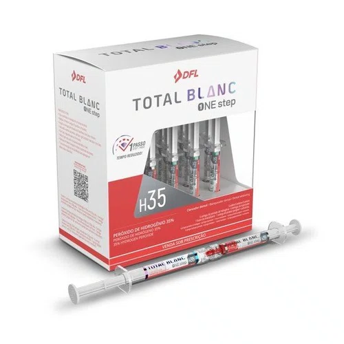 Clareador Dental Total Blanc One Step 35% 6 Pacientes - DFL