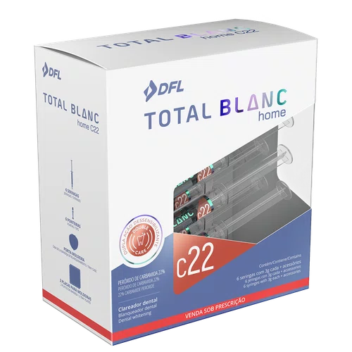 Clareador Total Blanc 22% C/6uni - DFL