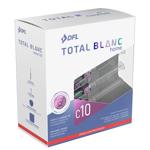 Clareador Total Blanc 10% C/6uni - DFL