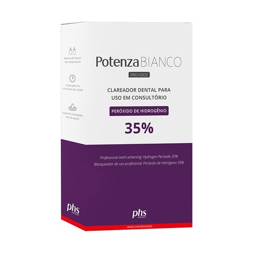 Kit Clareador Potenza Bianco Pro 35% 3 Pacientes - PHS