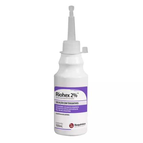 CLOREXIDINA RIOHEX 2% 100ML - RIOQUIMICA