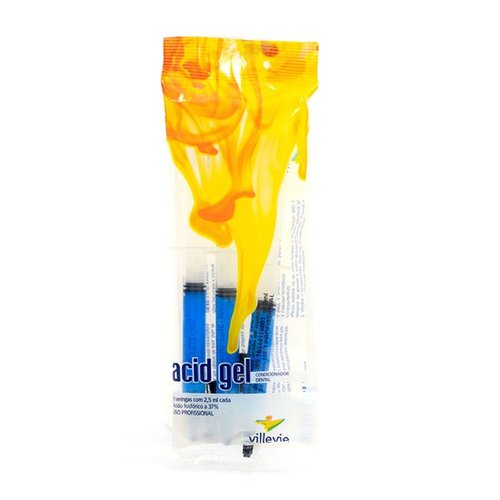 Condicionador Ácido Fosfórico Acid Gel 37% C/3 Seringas - Villevie