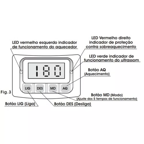 Cuba Ultrassónica 2,1l 220v - Cristófoli