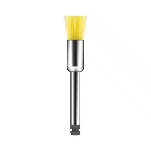 Escova de Robinson Color-Brush Amarela Semisoft Pincel C/20 EBP14CG-Y-20 - American Burrs