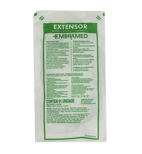 Extensor 120Cm Ll 12 Fr Adulto - Embramed