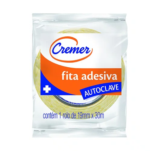 FITA PARA AUTOCLAVE 19MMX30M - CREMER FITA PARA AUTOCLAVE 19MMX30M - CREMER