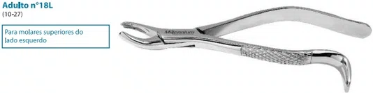 FORCEPS ADULTO N 18L (10-27) MILLENNIUM - GOLGRAN