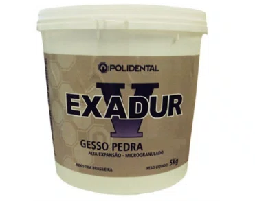 GESSO ESPECIAL EXADUR AZUL 5KG - POLIDENTAL