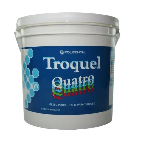GESSO ESPECIAL TROQUEL QUATRO BEGE 5KG - POLIDENTAL
