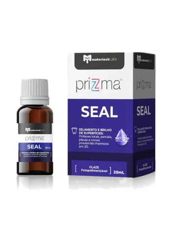 GLAZE PRIZMA SEAL FOTOPOLOMERIZAVEL INCOLOR 20ML - MAKERTECH LABS