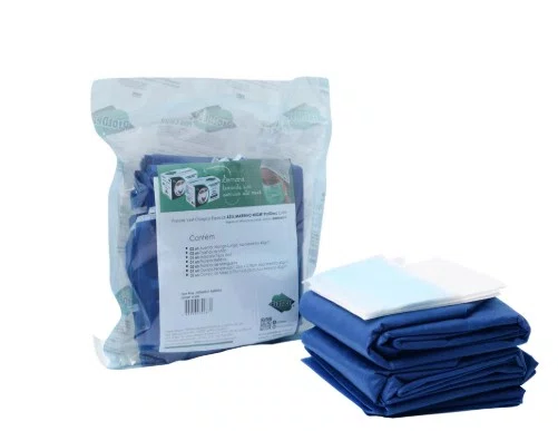 Kit Cirúrgico 40g Azul-Marinho com 15 Peças - SP
