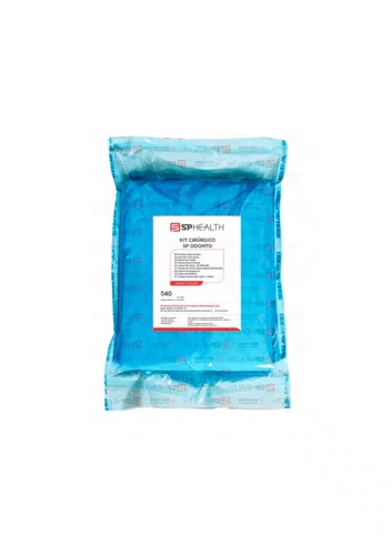 Kit Cirúrgico Estéril Pério 40gr Azul bebê 11 Peças - Sp Health