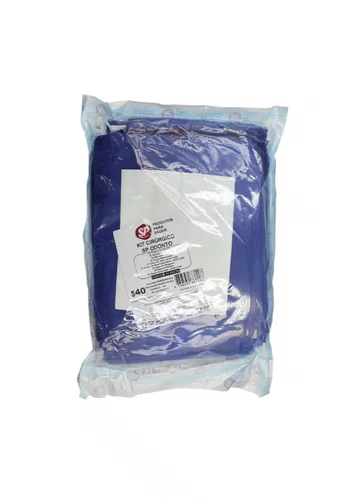 Kit Cirúrgico Estéril Pério 40gr Azul Marinho 11 peças - Sp Health