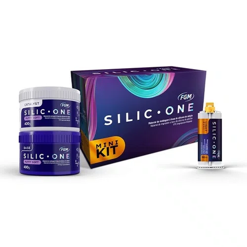 Kit Mini Silicone (SILIC-ONE) De Adição PUTTY+ 1 LIGHT KIT - FGM
