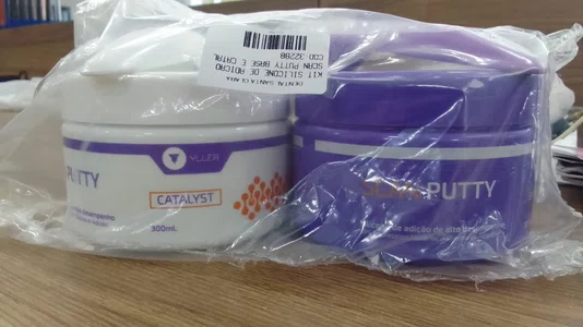 KIT SILICONE DE ADICAO SCAN PUTTY BASE E CATALYST - YLLER
