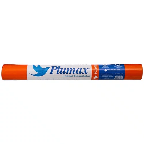Lençol Hospitalar 70cmx50m em Rolo Picotado - Plumax