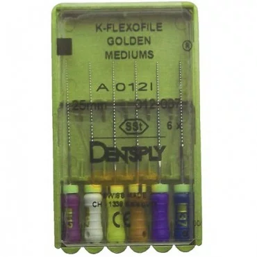 LIMA MANUAL K-FLEXOFILE GOLDEN MEDIUM N 12-37 21MM MAILLEFER - DENTSPLY
