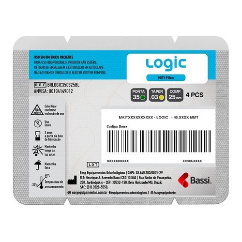 Lima Rotatoria Logic Blister C/4un 35.03 25mm - Easy