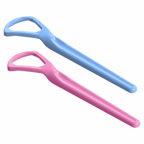 Limpa Língua Azul e Rosa - Morelli