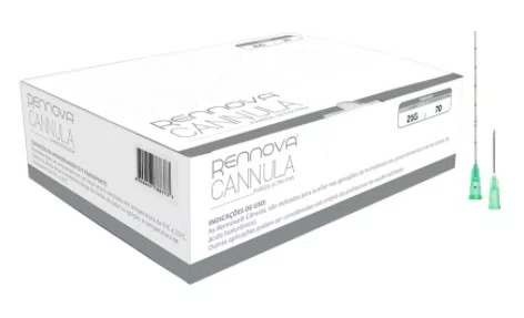 Microcânula Metálica 21G × 70 mm ProDeep – Rennova