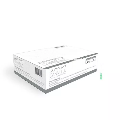 Microcanula Metalica 22G 70MM C/ Agulha 21G - RENNOVA