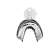 Moldeira De Inox (Dentado) Lisa Adulto Inferior I-1 - Tecnodent