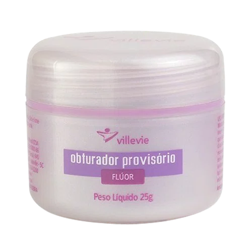 OBTURADOR PROVISORIO C/FLUOR LILAS - VILLEVIE