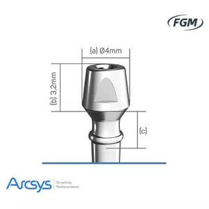 Pilar Angulável 3,5mm Arcsys (031402) - Fgm