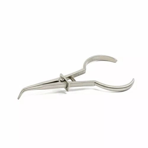 Pinça Porta Grampo Palmer Com Serrilha (310.04) - Quinelato