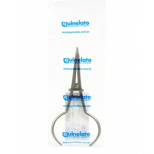 Pinça Porta Grampo Palmer Com Serrilha (310.04) - Quinelato